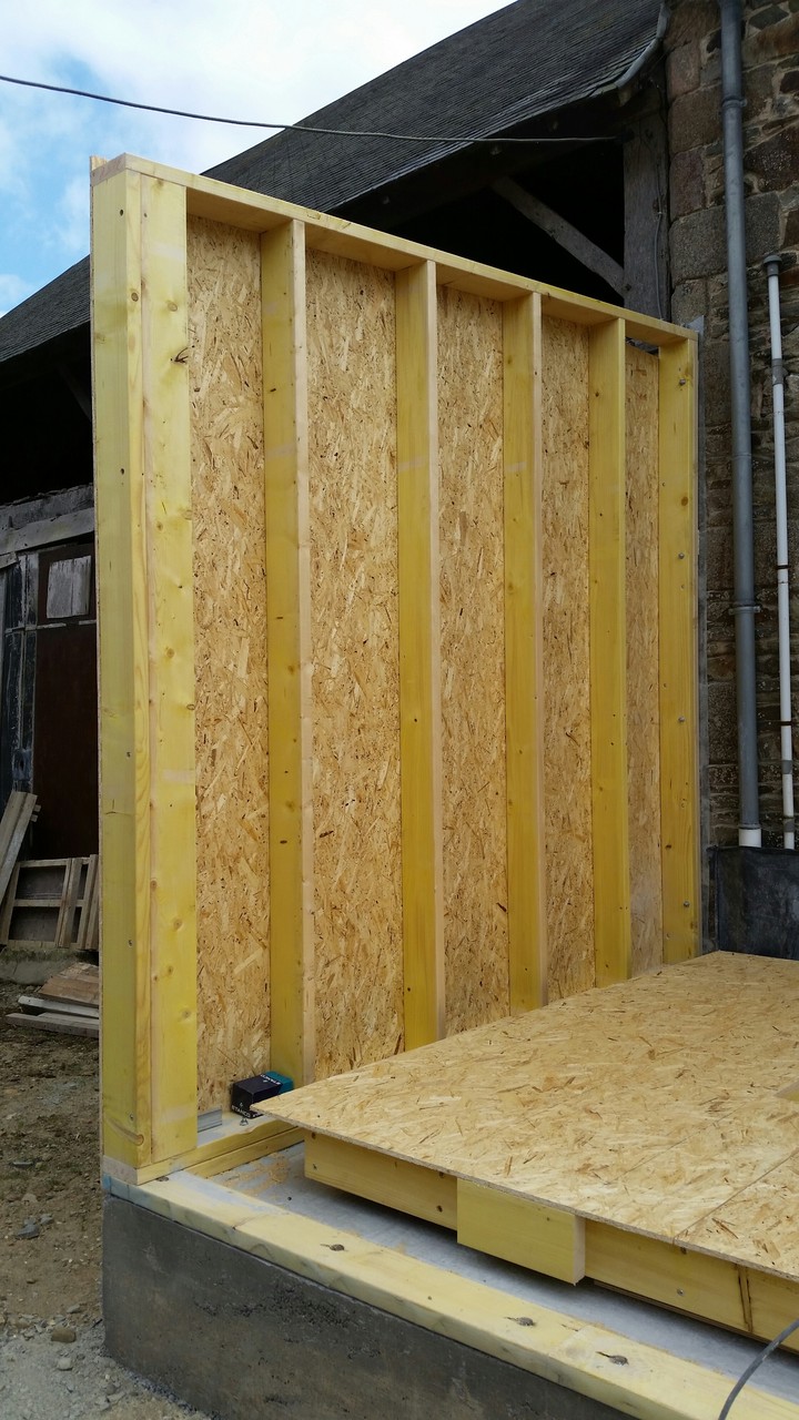 Agrandissement en ossature bois