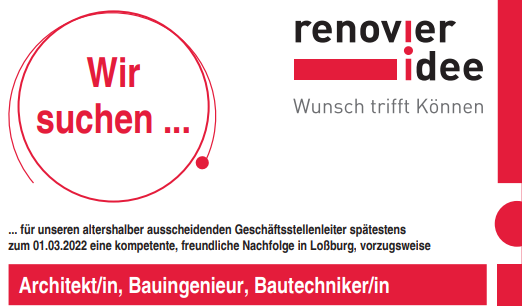 Renovieridee sucht...