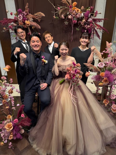 親子で通ってくださってる会員さんの結婚式