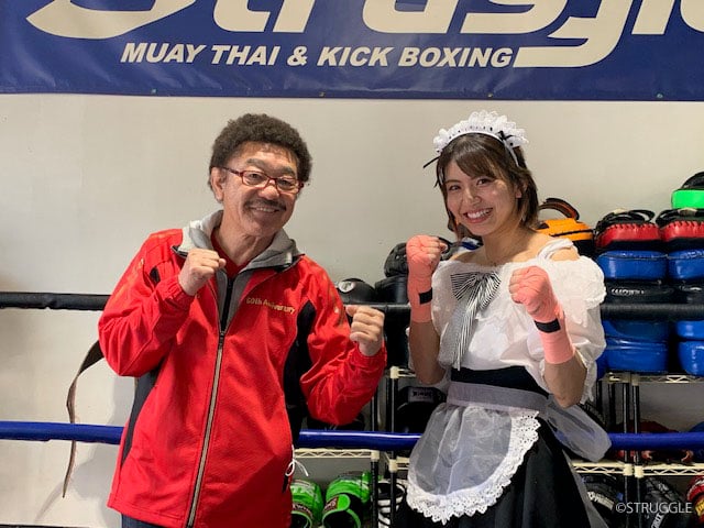 ぱんちゃん璃奈が具志堅用高さんとコラボ！