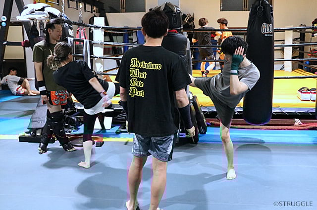 前蹴りを色々と