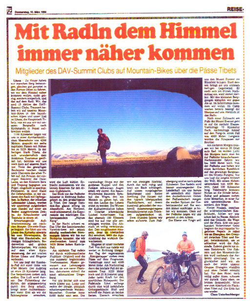 viele Zeitung und Magazine berichteten über diese spektakuläre Reise