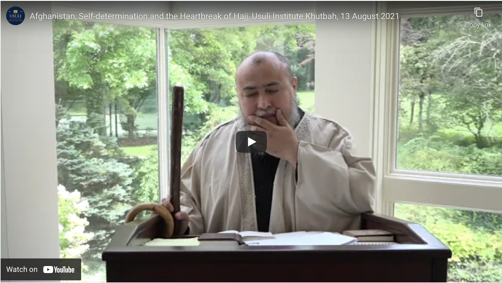 "Afghanistan, Self-determination and the Heartbreak of Hajj"