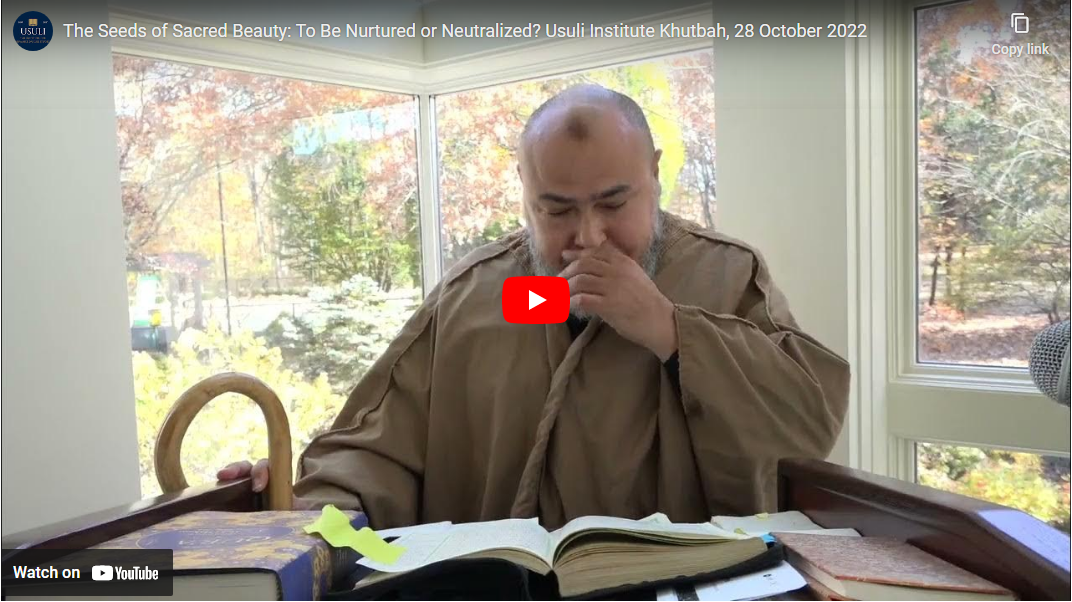 The Seeds of Sacred Beauty: To Be Nurtured or Neutralized?