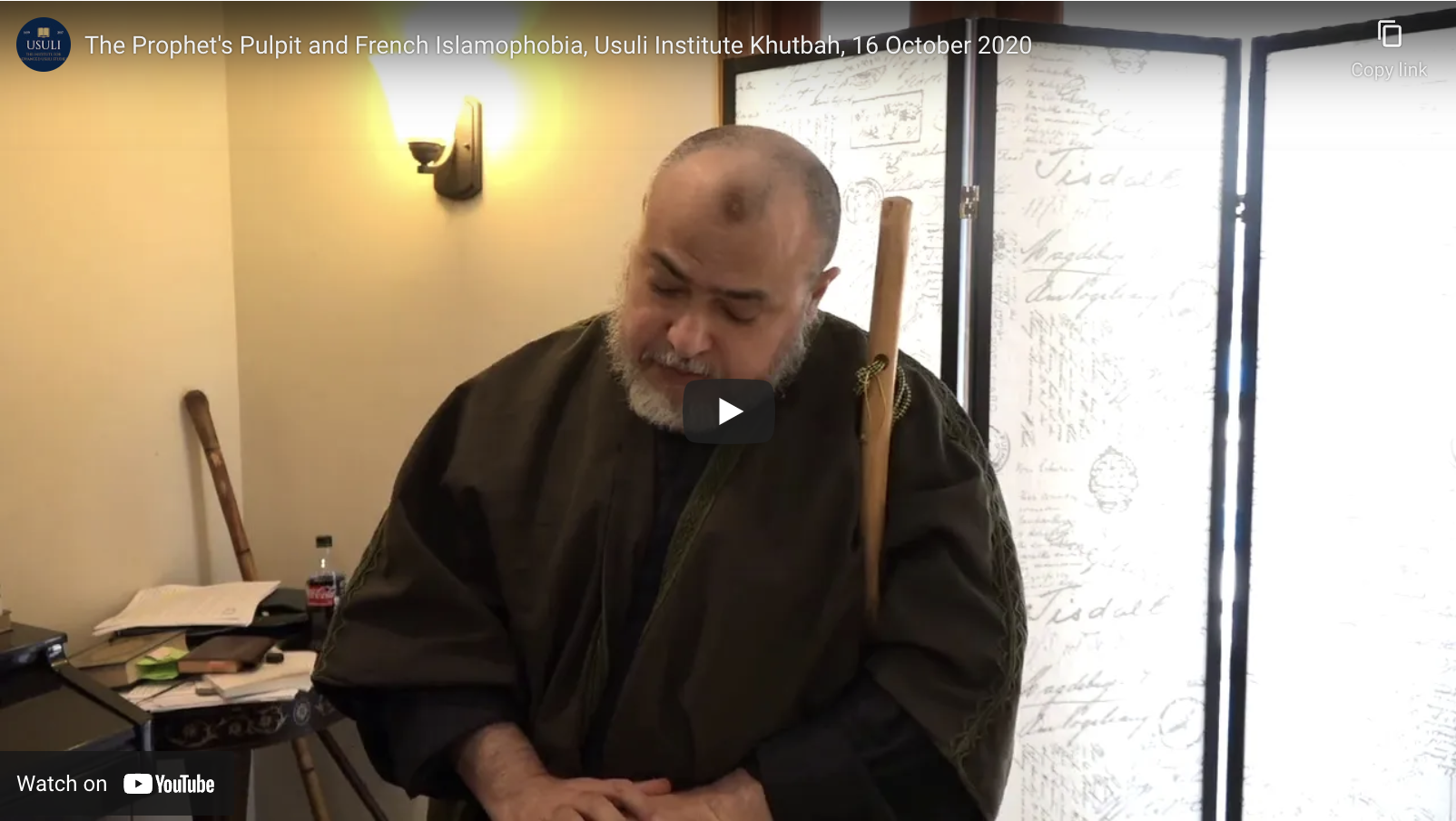 "The Prophet's Pulpit and French Islamophobia"