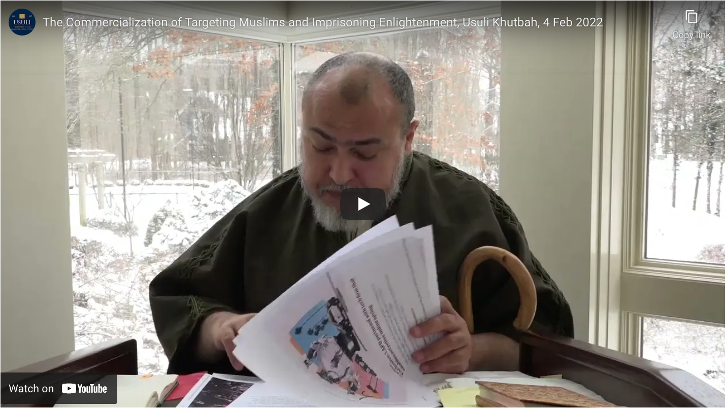 "The Commercialization of Targeting Muslims and Imprisoning Enlightenment"