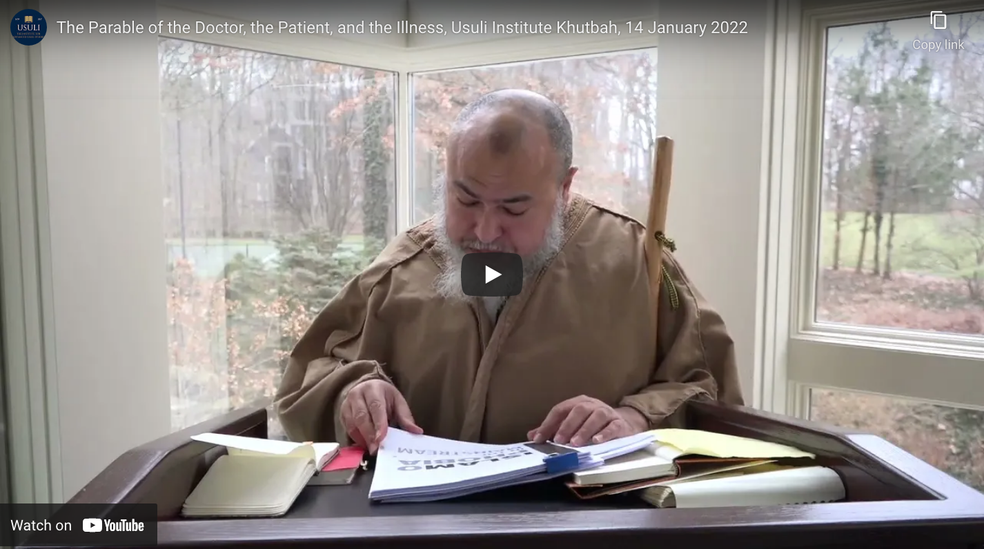 "The Parable of the Doctor, the Patient, and the Illness"