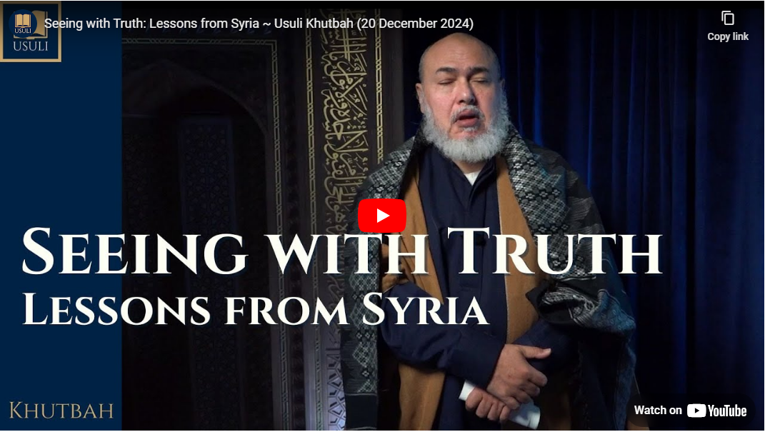Seeing with Truth: Lessons from Syria