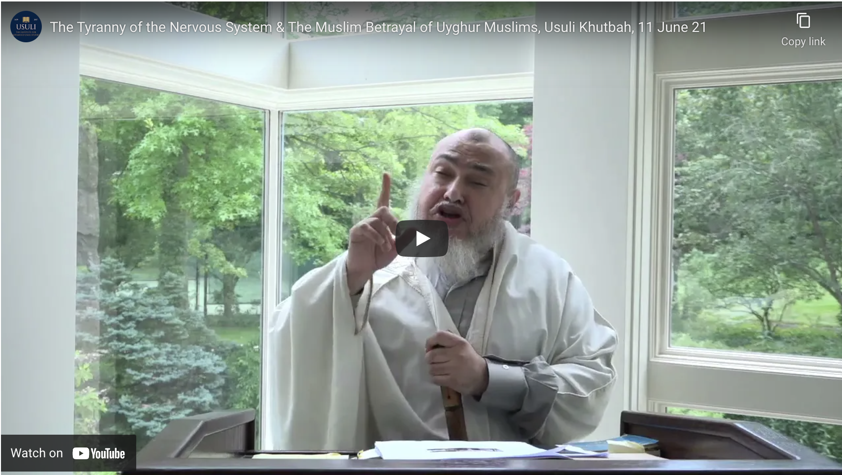 "The Tyranny of the Nervous System & The Muslim Betrayal of Uyghur Muslims "