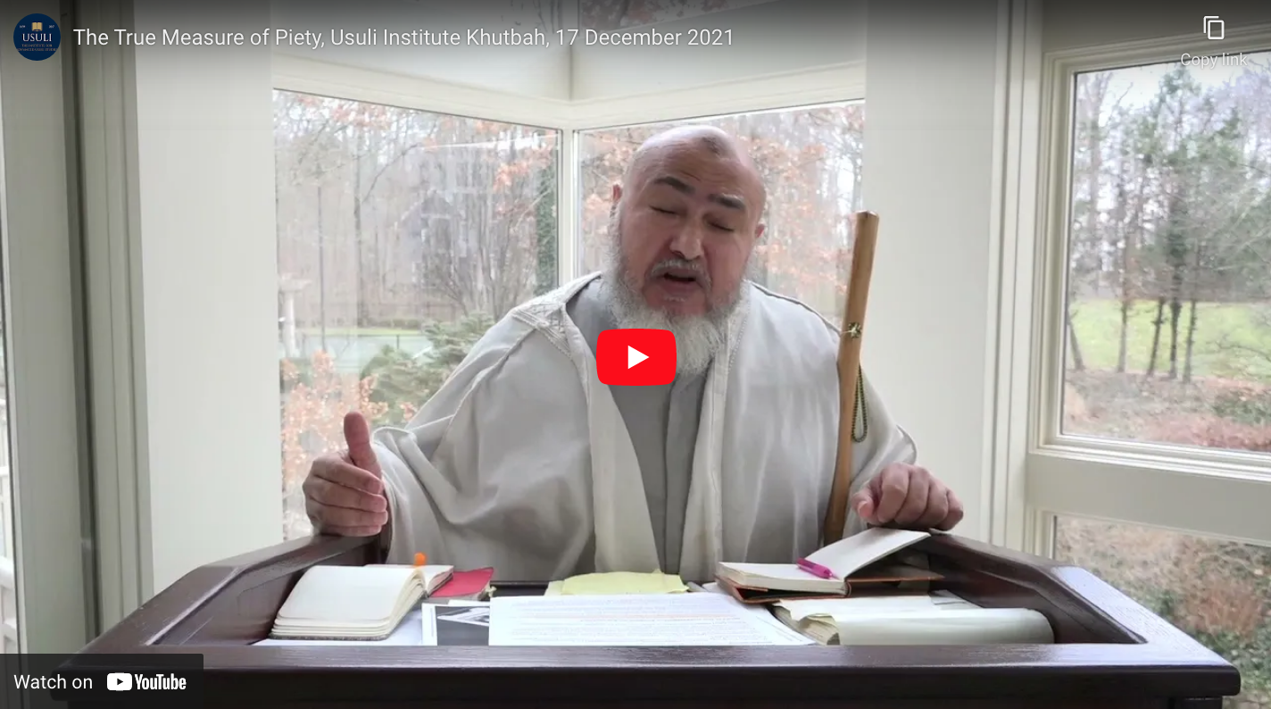 "The True Measure of Piety"