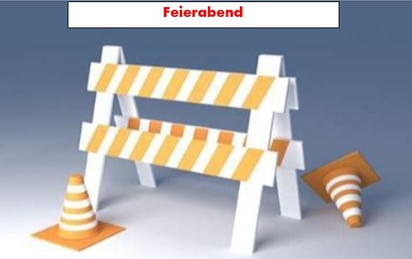 Feierabendbier im Restaurant Teufelsschlucht