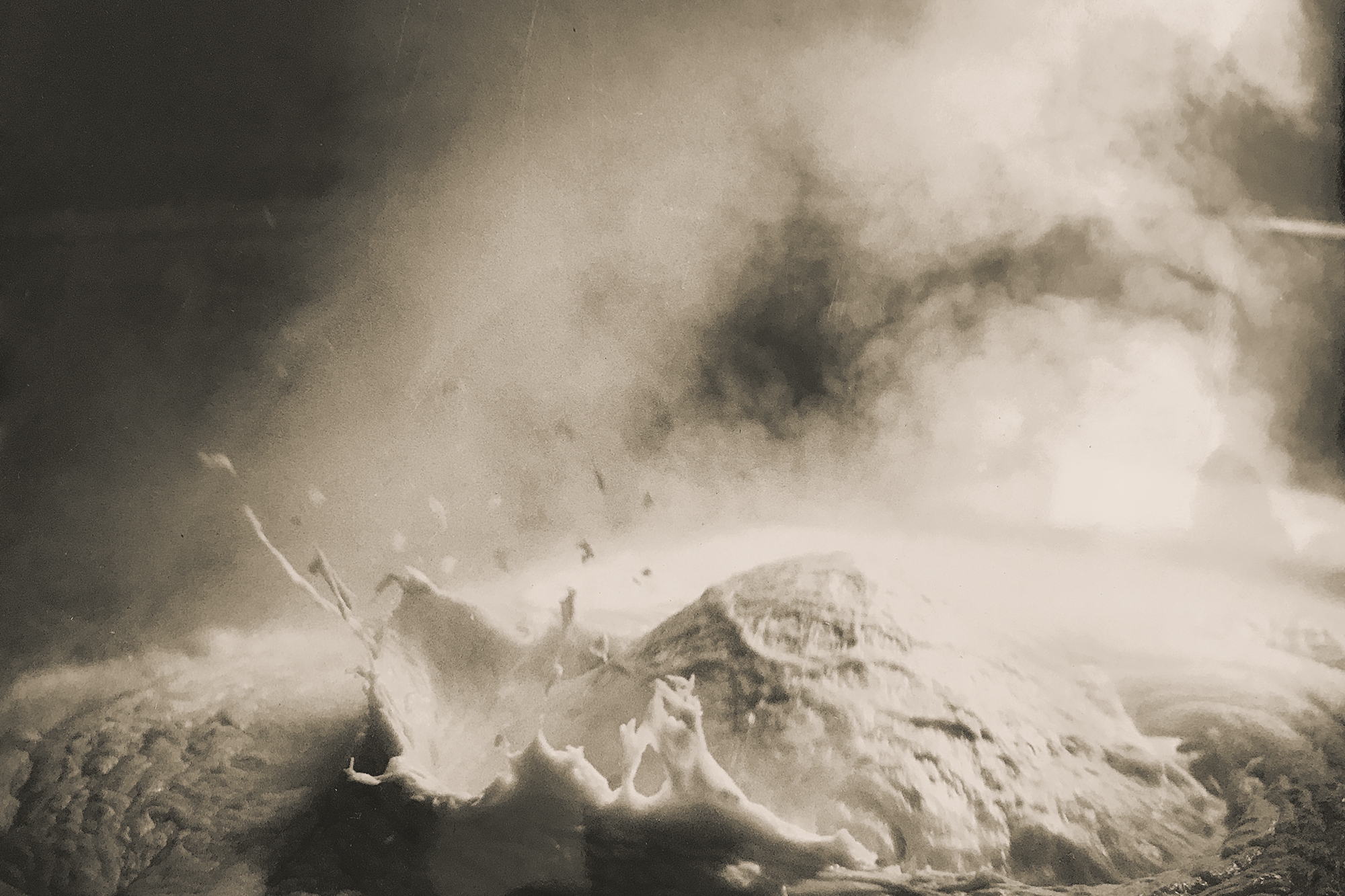 製造工程で沸騰する石鹸