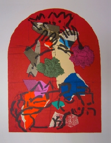 Judah - second color study from Jerusalem Windows PC.049 (1962)