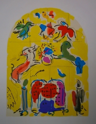 Levi - first color study from Jerusalem Windows PC.049 (1962)