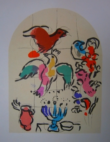 Asher - first color study from Jerusalem Windows PC.049 (1962)