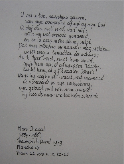 tekst W.169 from Et sur la terre PC.103 (1977)  Psaumes de David PC.108 (1979) 