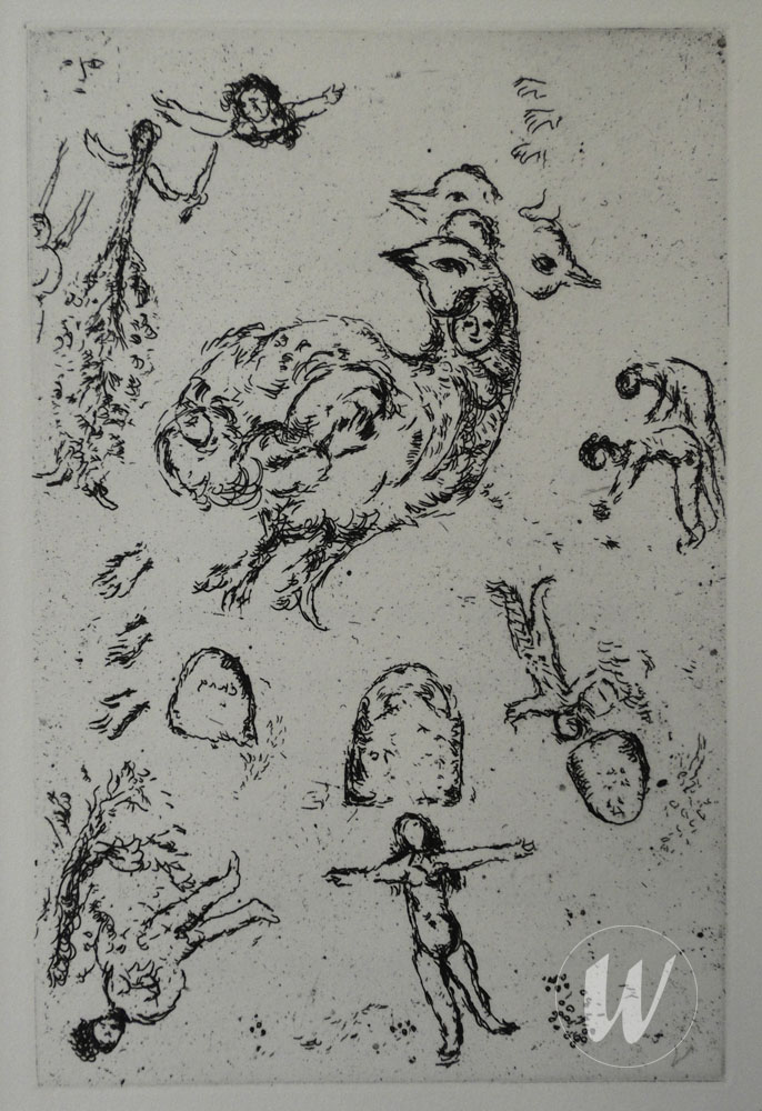 W.109 from Lettre à Marc Chagall PC.076 (1969) 