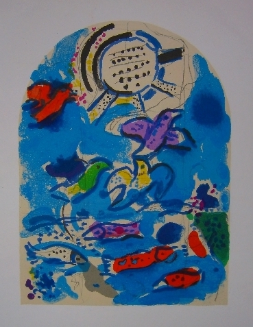 Ruben - first color study from Jerusalem Windows PC.049 (1962)