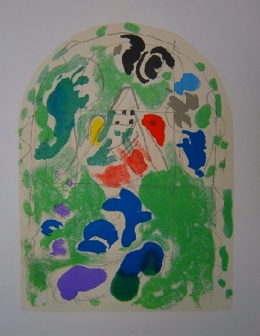 Issachar - first color study from Jerusalem Windows PC.049 (1962)