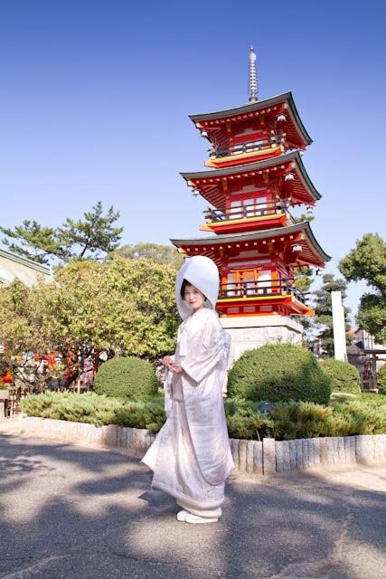 綱敷天満宮で結婚式