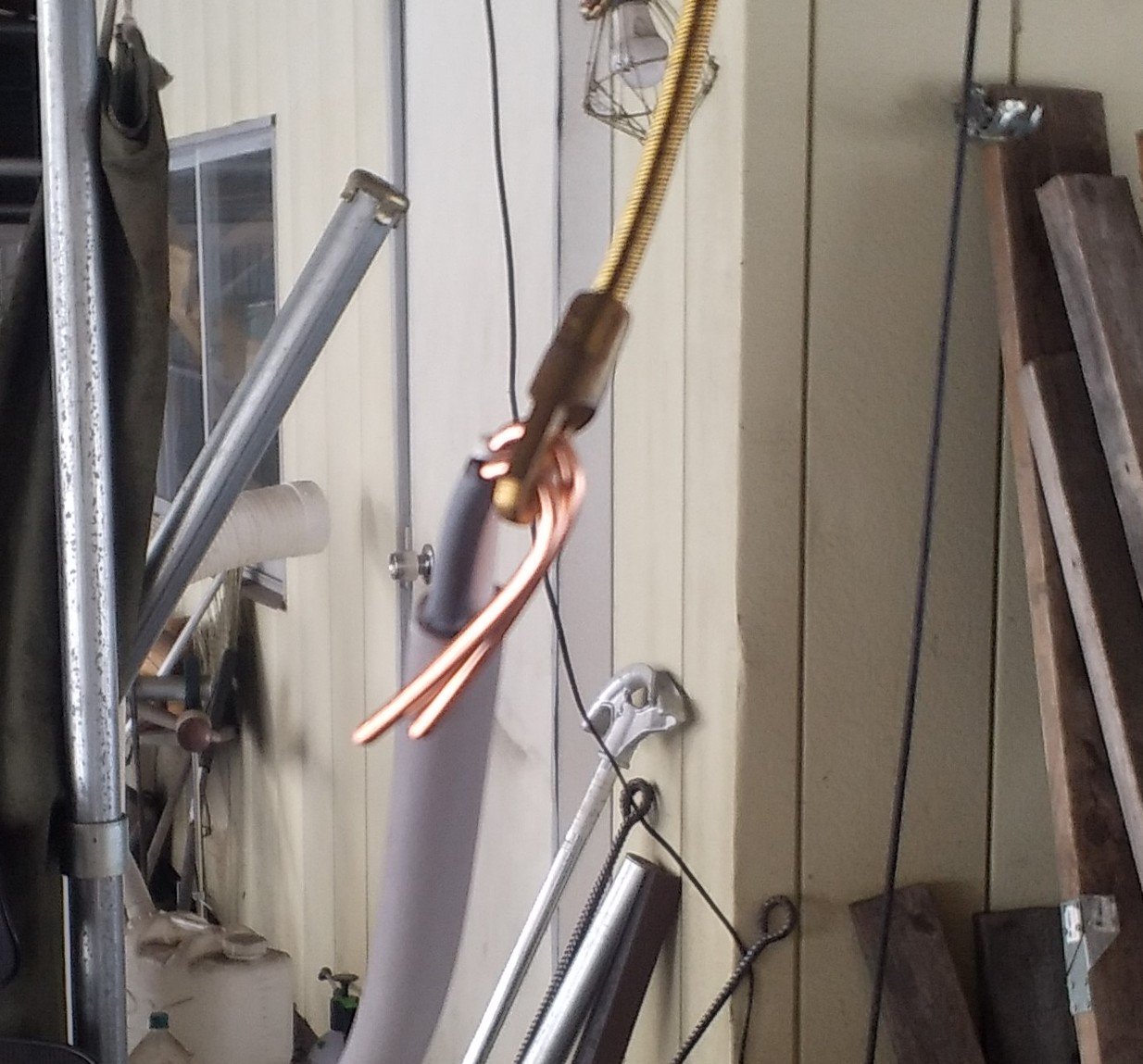 ケーブルの通線成功