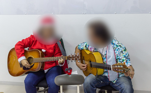 訓練生による「花」