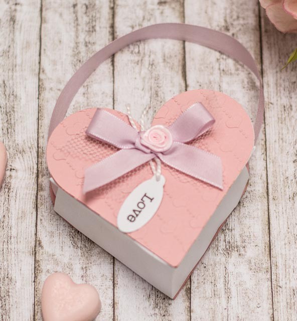 Geschenkschachtel Herz DIY