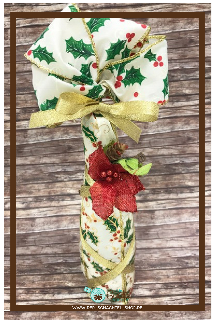 Flaschen Verpackung mit Drahtband