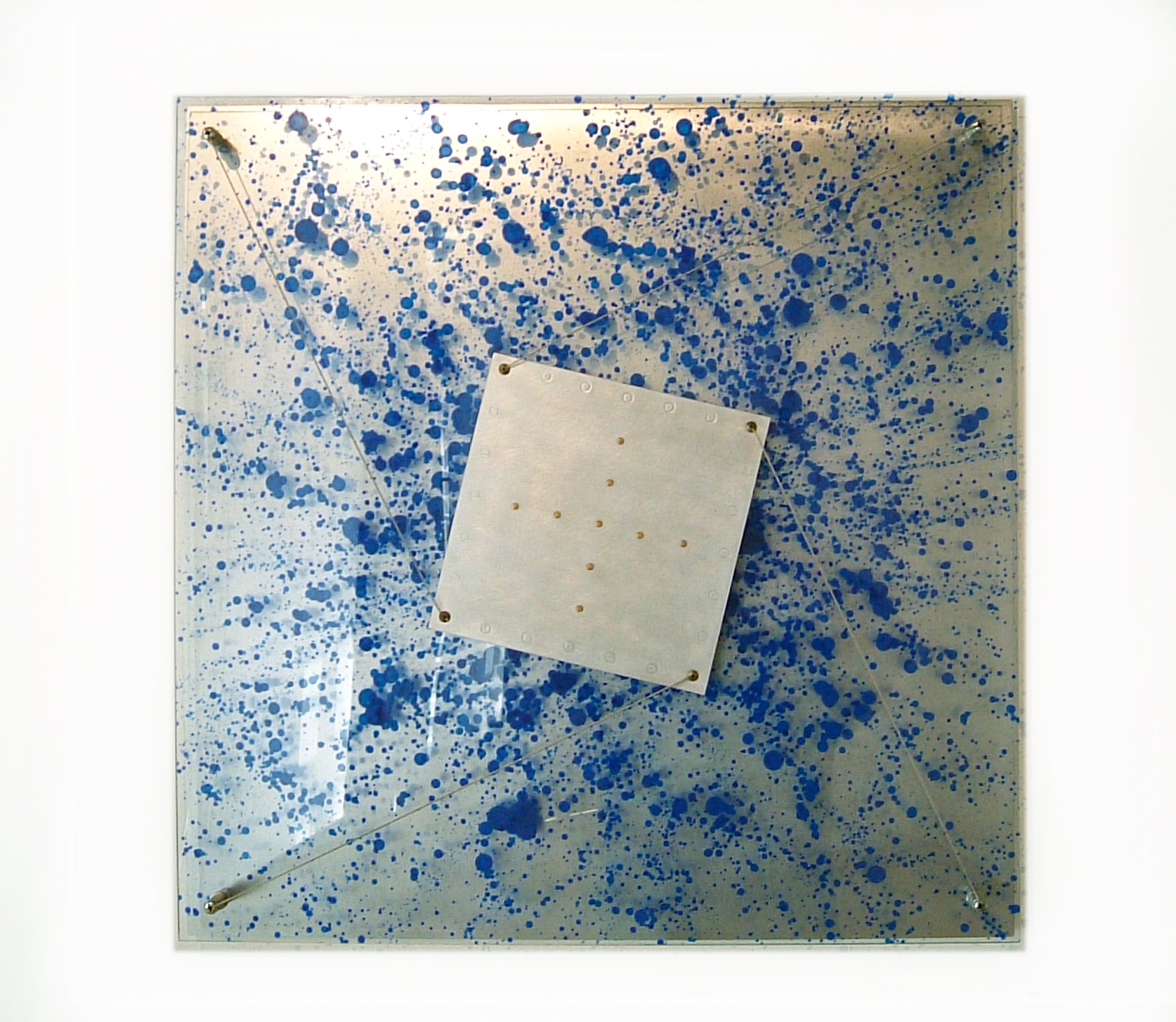 "Équilibre" - plexiglass et aluminium - 60x60x2cm