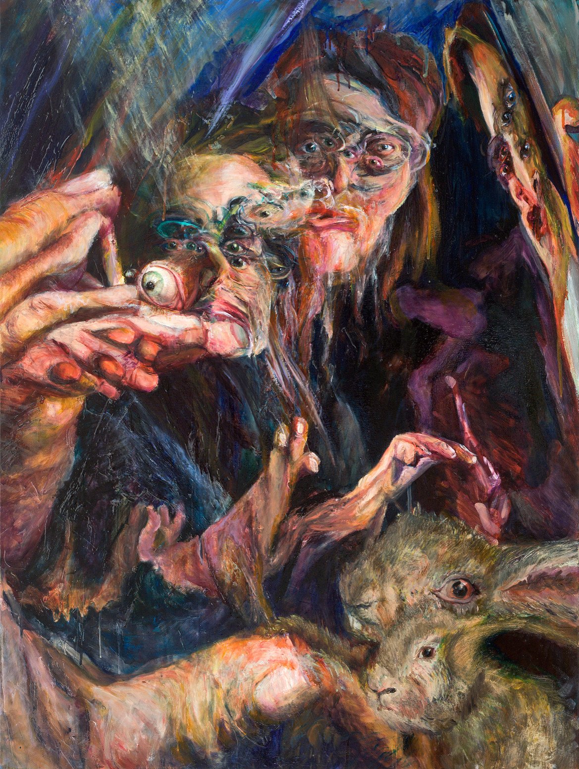 "Géant des Flandres" - huile sur toile - 122x91cm