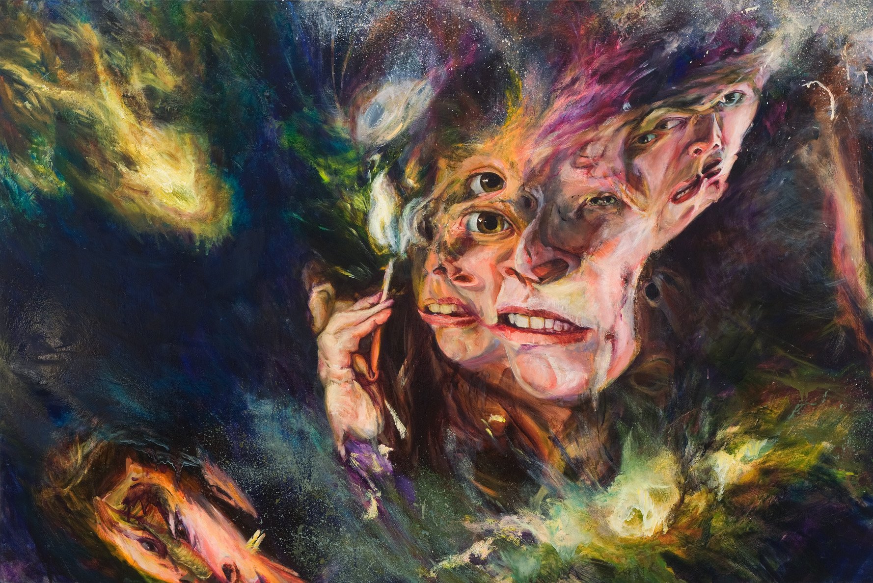 "Wonderland" - huile sur toile - 122x83cm