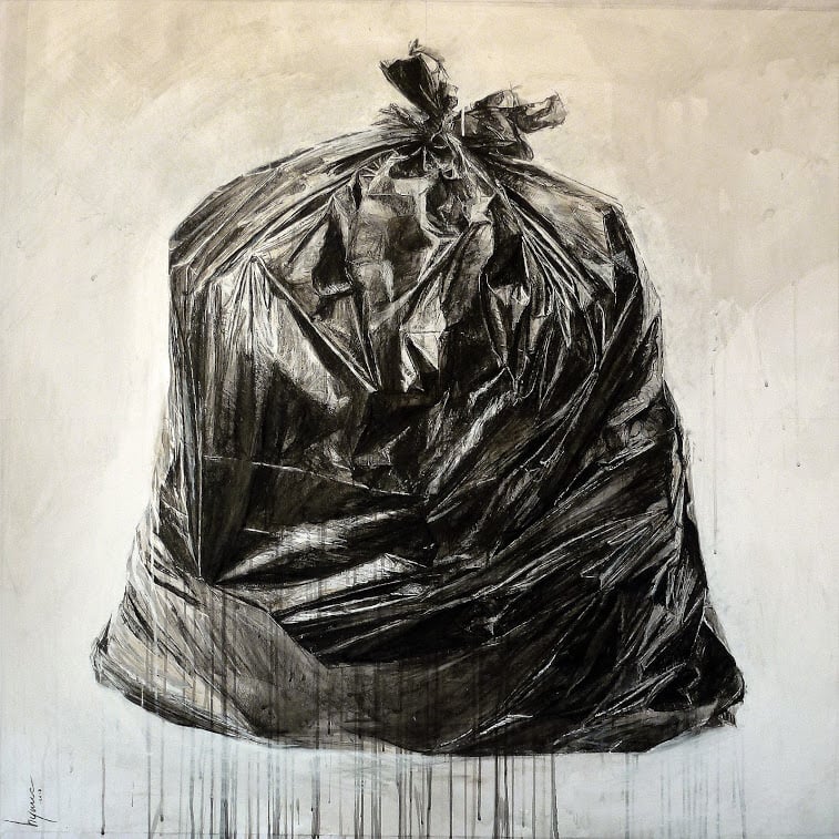 "trash bag 4" - Oeuvre de Hyane