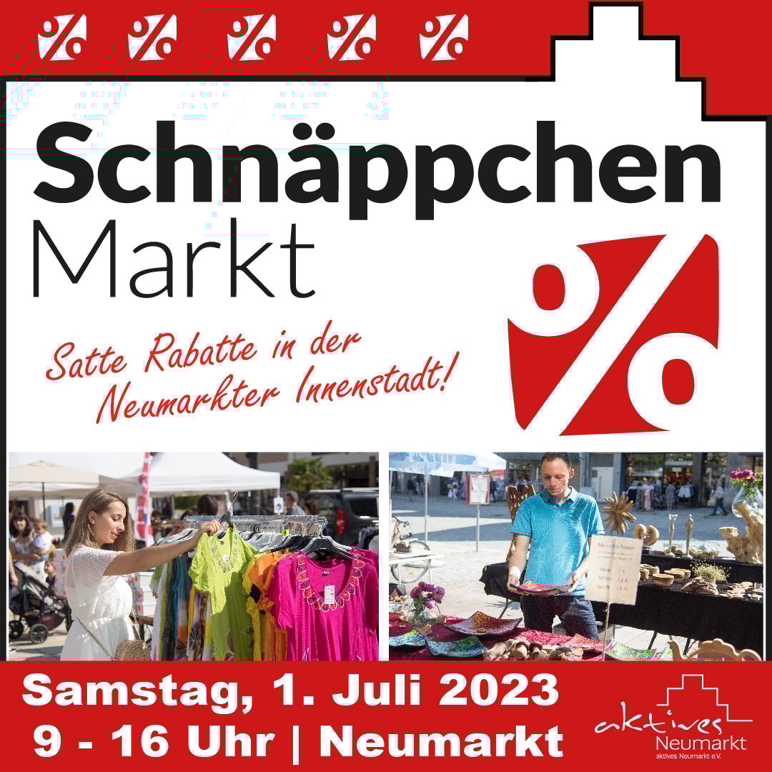 Schnäppchenmarkt in Neumarkt
