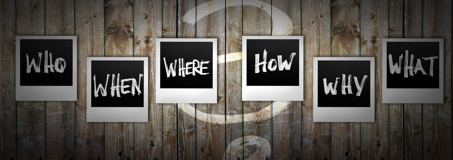 Chi, quando, dove, come, perché, cosa?