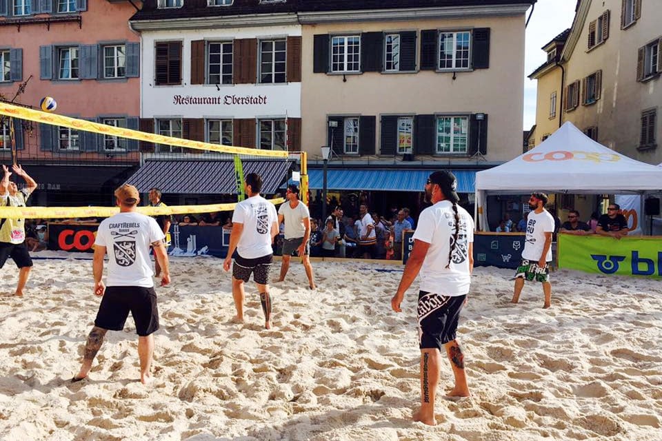 T-Shirts für das CraftRebels Team am Beachvolleyball Turnier in Sursee