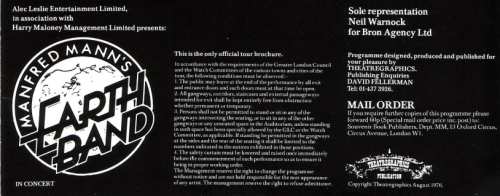 The Roaring Silence Tour Programme Page 2