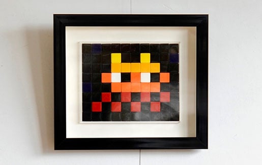 InvaderのInvasion Kit #16を額装しました。