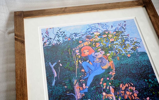 工藤麻紀子のEmpathyを額装しました。