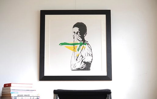 DOLKの特別なVANDALを額装しました。