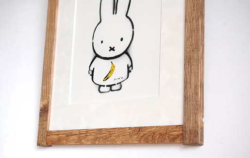 LV POPのミッフィーシリーズの額装たち