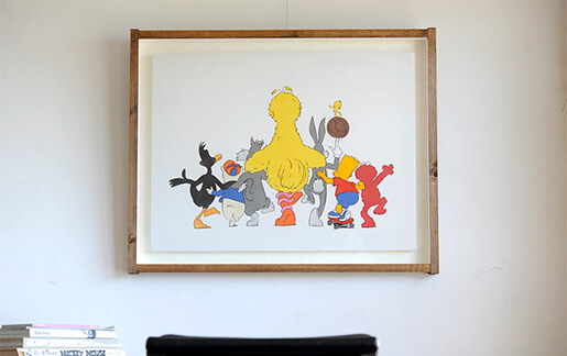 Kurryのsee you tomorrow#2を額装しました。