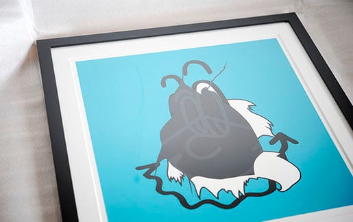 MAWのBARMを額装しました。