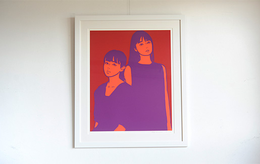 KYNEのUntitled：Eを額装しました。