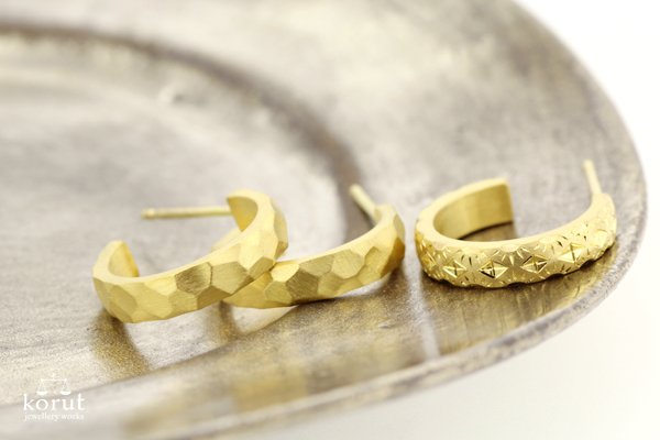 23金フープピアス