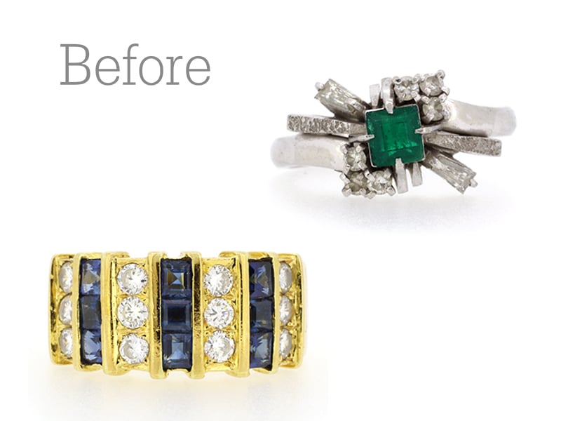 リフォーム前の指輪