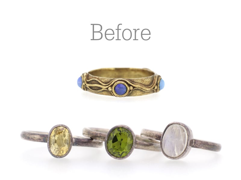 リフォーム前の指輪