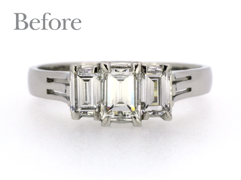 リフォーム前、ダイヤモンドの指輪