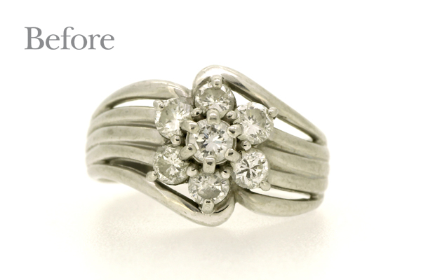 ダイヤモンドのリング(リフォーム前)