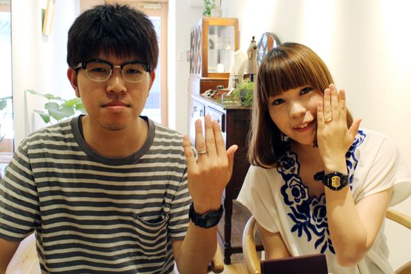 マリッジリング（結婚指輪）をご納品