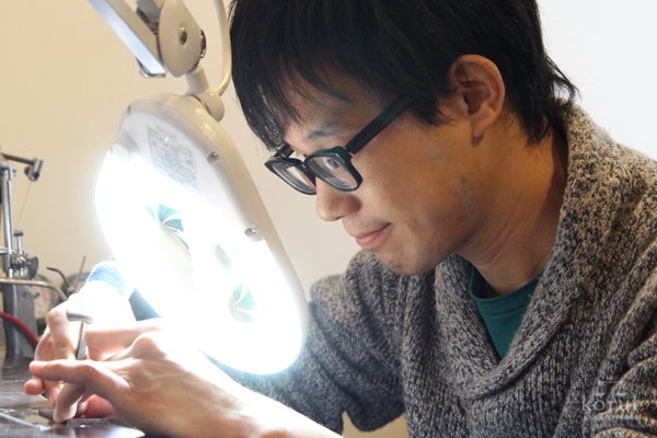 マリッジリング（結婚指輪）の打刻体験